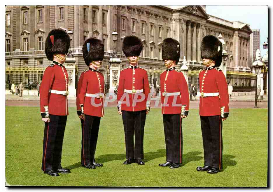 Grande Bretagne CPM Guardsmen of the five regiments