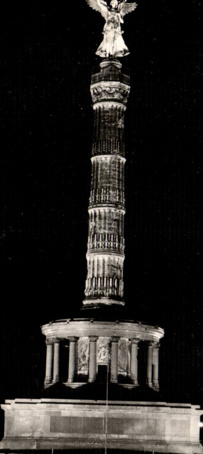 Berlin — Colonne de la victoire (Siegessäule) — éditeur Kunst und Bild Berlin-Charlottenburg