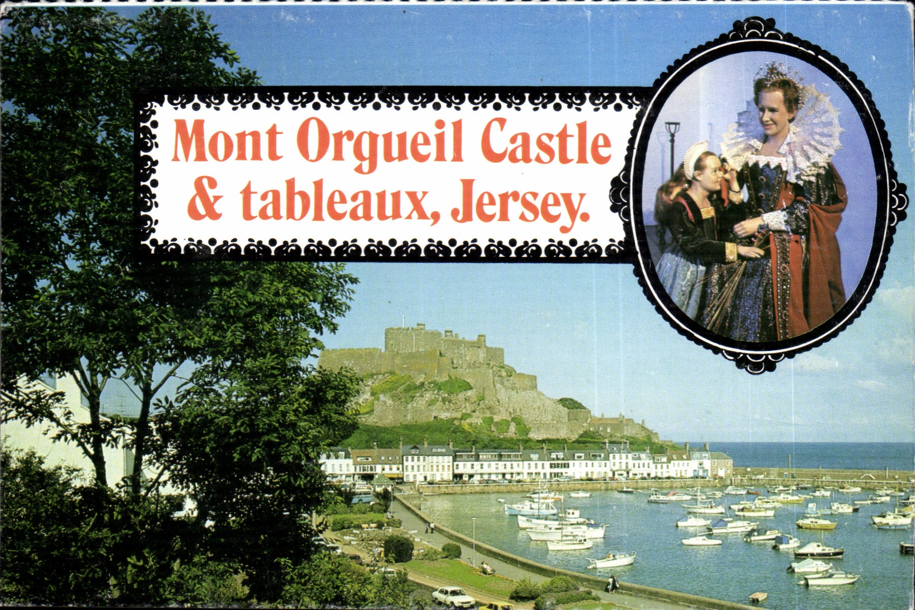 Grande Bretagne Jersey CPM Mont Orgueil Castle & tableaux 
