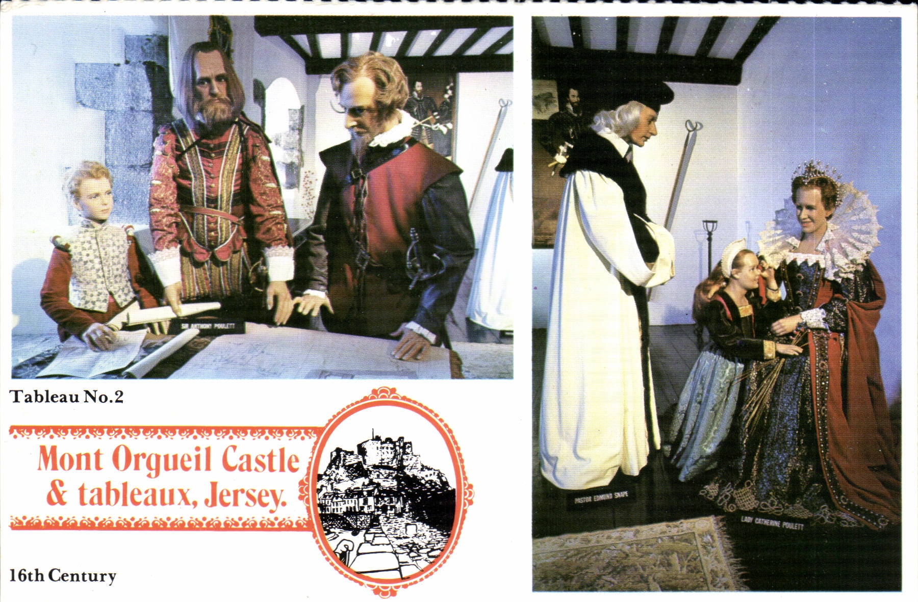 Grande Bretagne Jersey CPM Mont Orgueil Castle & tableaux 