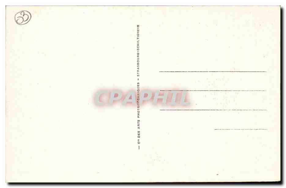 Vichy CPA Les bains de 3eme classe — Verso