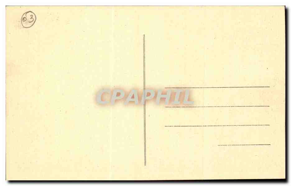 Vichy CPA La poste (leon Azema 1er grand prix de Rome) — Back