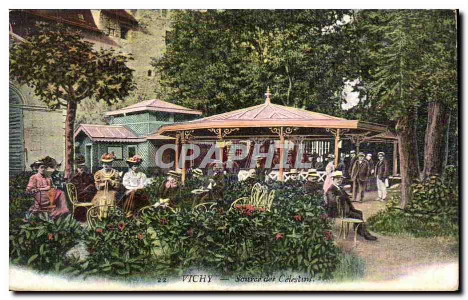 Vichy CPA Source des Ceslestins