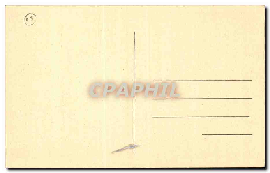 Vichy CPA Etablissement thermal de 1ere classe — Verso