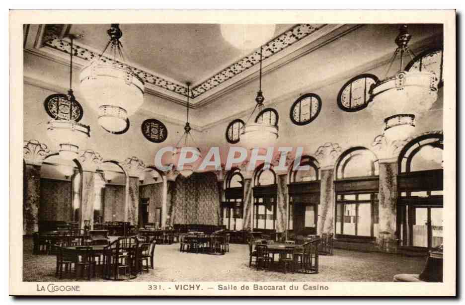 Vichy CPA Salle de Baccarat du casino