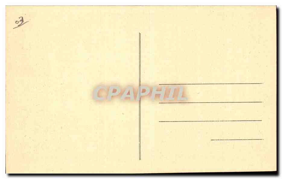 Vichy CPA Le casino vu des jardins — Verso