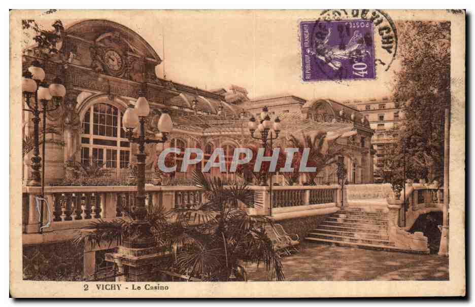 Vichy cPA Le casino