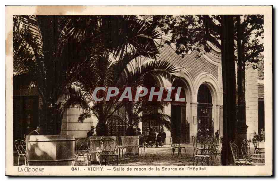 Vichy CPA SAlle de repos de la source de l'hopital