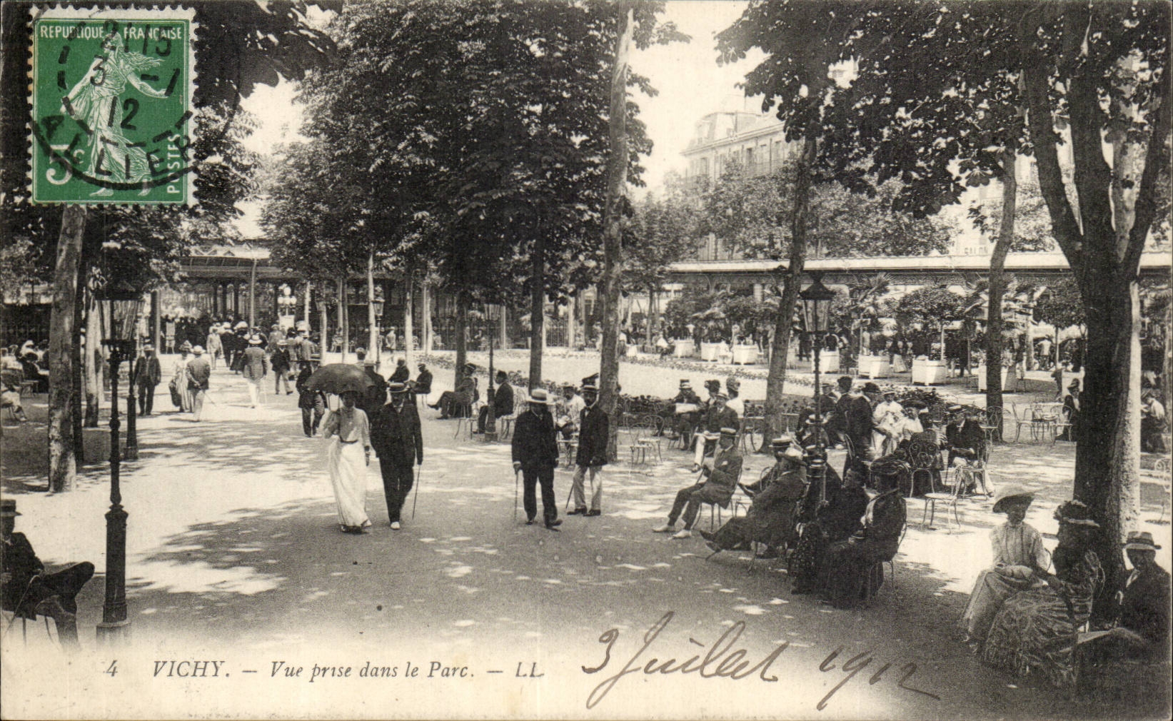 Vichy — Vue prise dans le Parc — LL