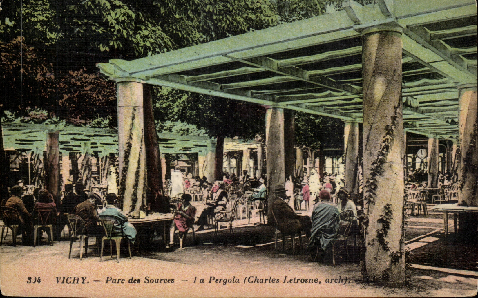 Vichy CPA Parc des Sources La Pergola (Charles Letrosne)