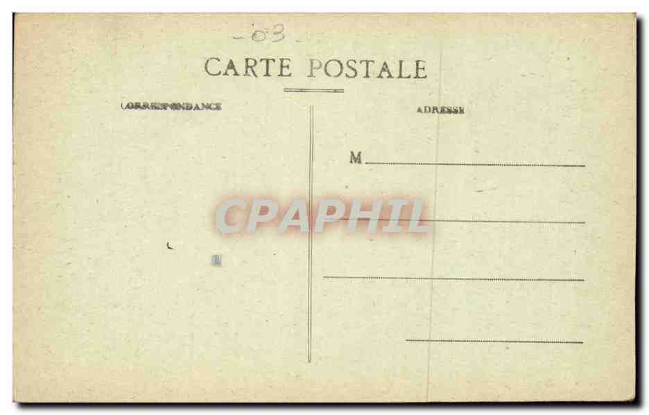 Vichy CPA Vue sur l'Allier (pecheurs) — Verso