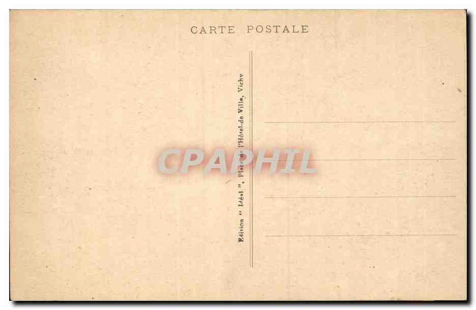 CPA Vichy Source Chomel — Verso
