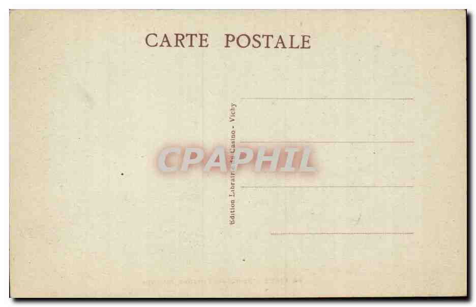 CPA Vichy Source des CElestins Interieur — Rückseite