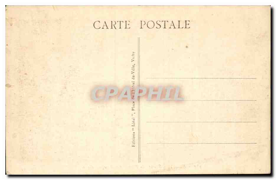 Vichy CPA Source du parc Arlesienne 21 degres — Rückseite