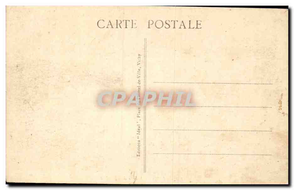 Vichy CPA Source de l'Hopital  — Rückseite