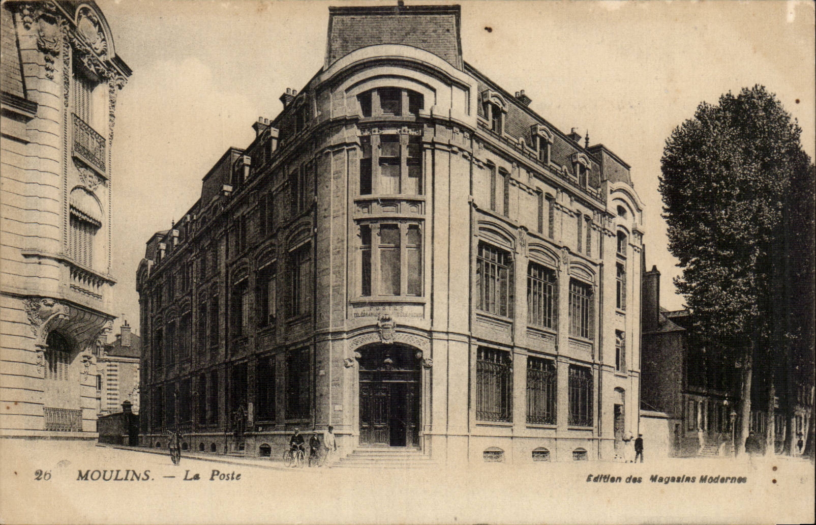 Moulins - la Poste - - CPA 