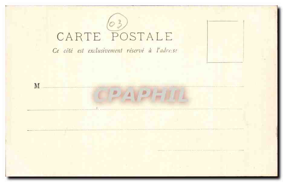 Vichy - Le Rue Lucas - CPA  — Rückseite