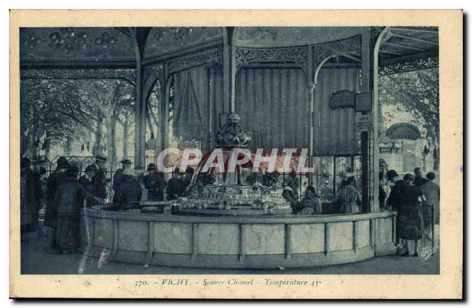 Vichy - Source Chomel - Temerature 41 - CPA 