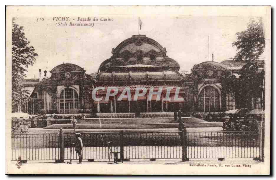 Vichy - Facade du Casino - CPA 