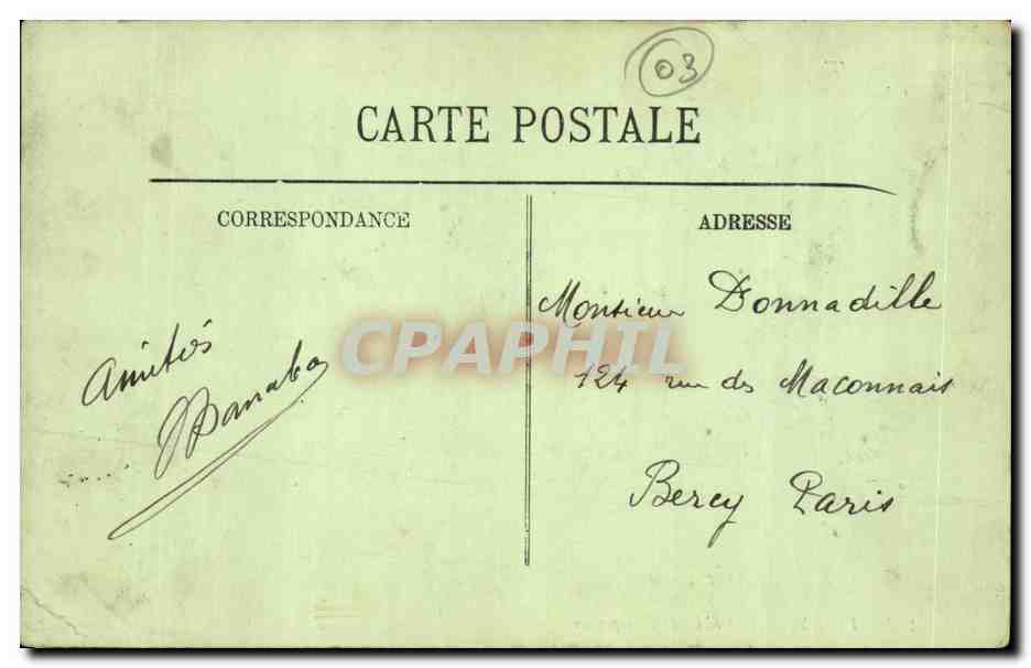 Vichy - Le Chalet de l'Empereur - CPA  — Rückseite