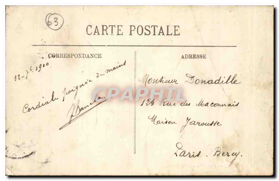 Vichy - Vue prise dans le Parc - CPA  — Rückseite