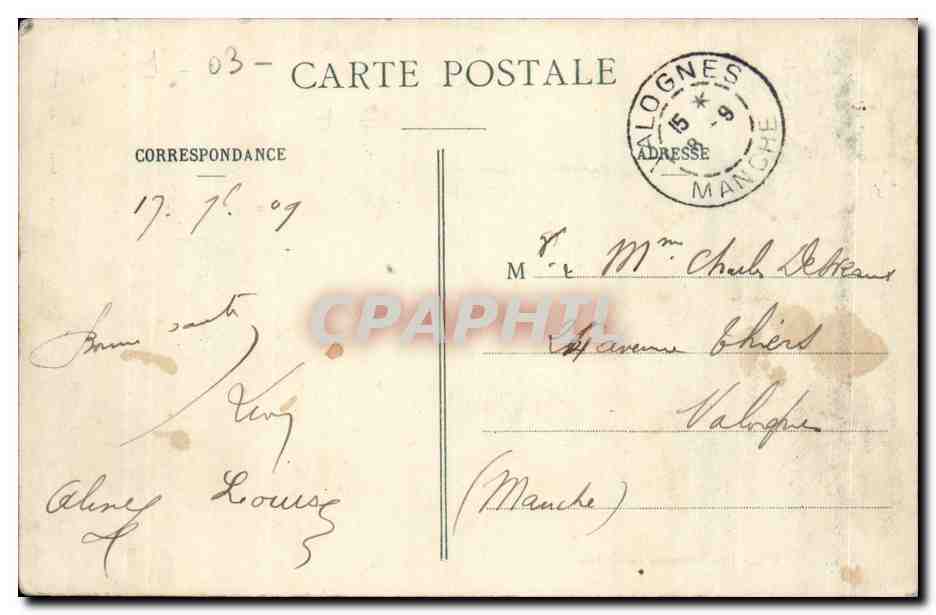 Vichy - Les Terrasses du Casino - CPA  — Rückseite