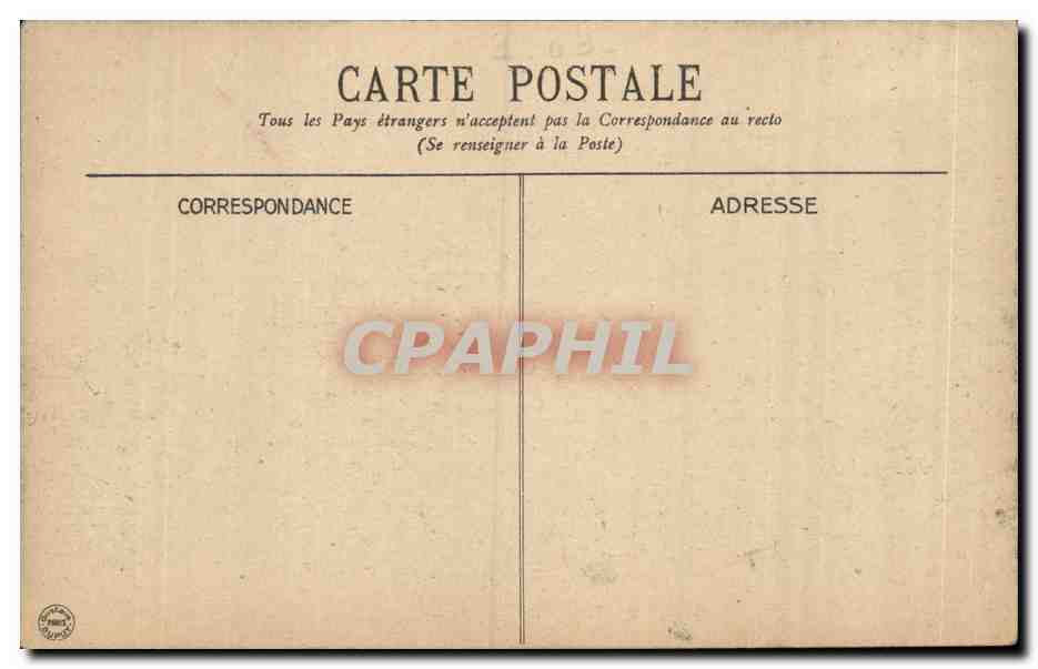Vichy - Hotel de Ville - CPA  — Rückseite