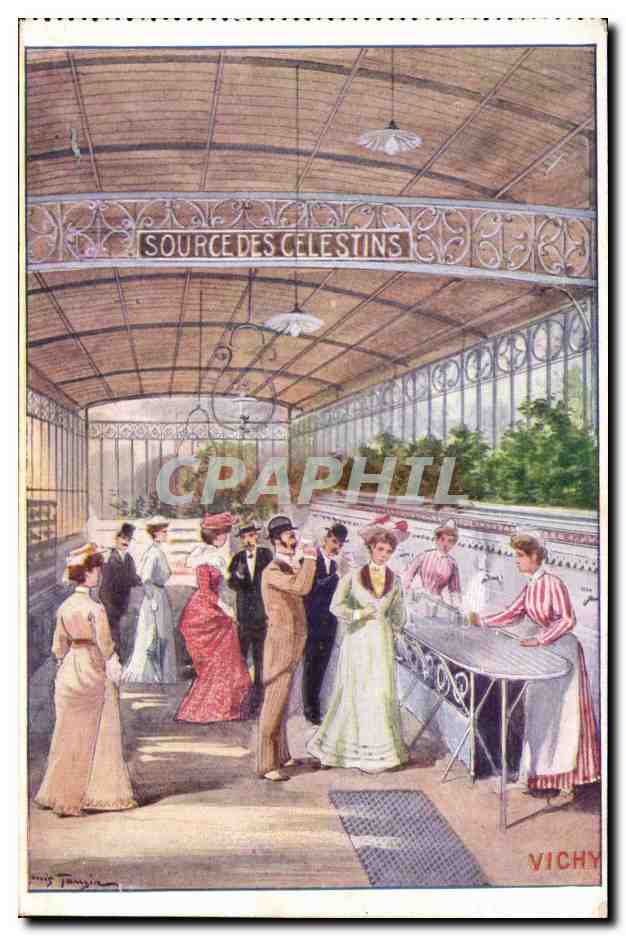 Vichy - Source des Celestins - CPA 