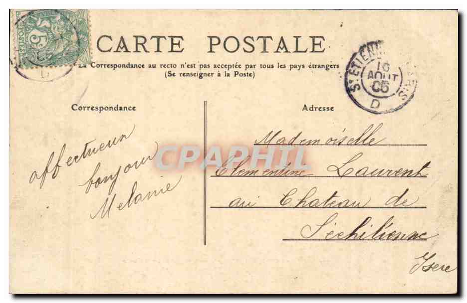 Vichy — Bal d'Enfants : en place pour la Polka — Allier — 273 — M.T. I.L. — Rückseite