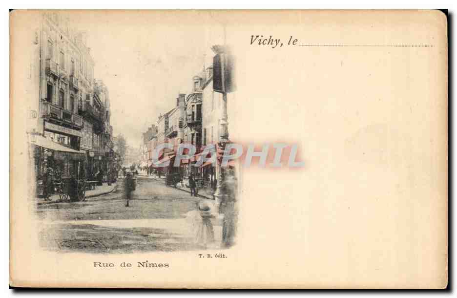 Vichy - Rue de Nimes - CPA 