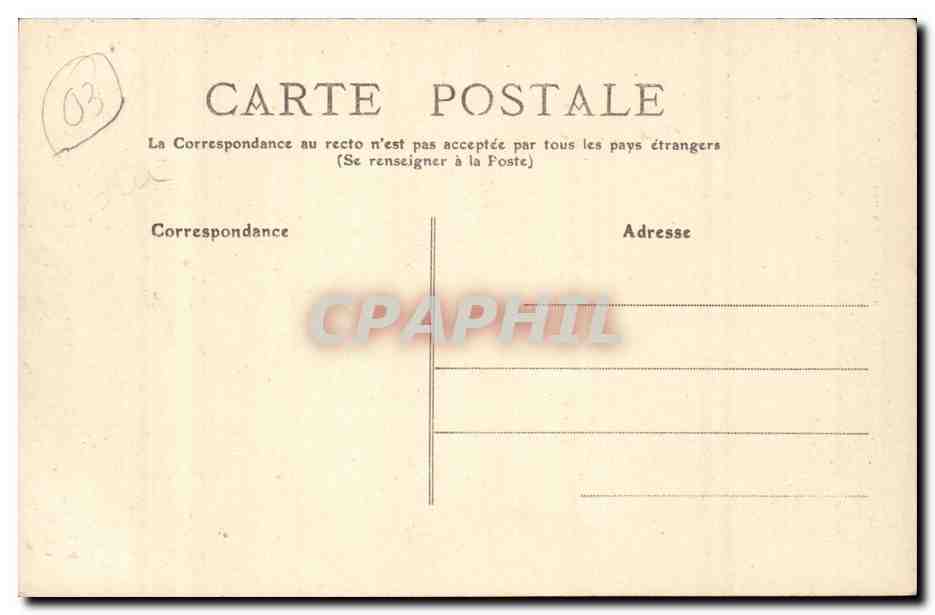 Vichy - L'Elysee Palace - CPA  — Rückseite