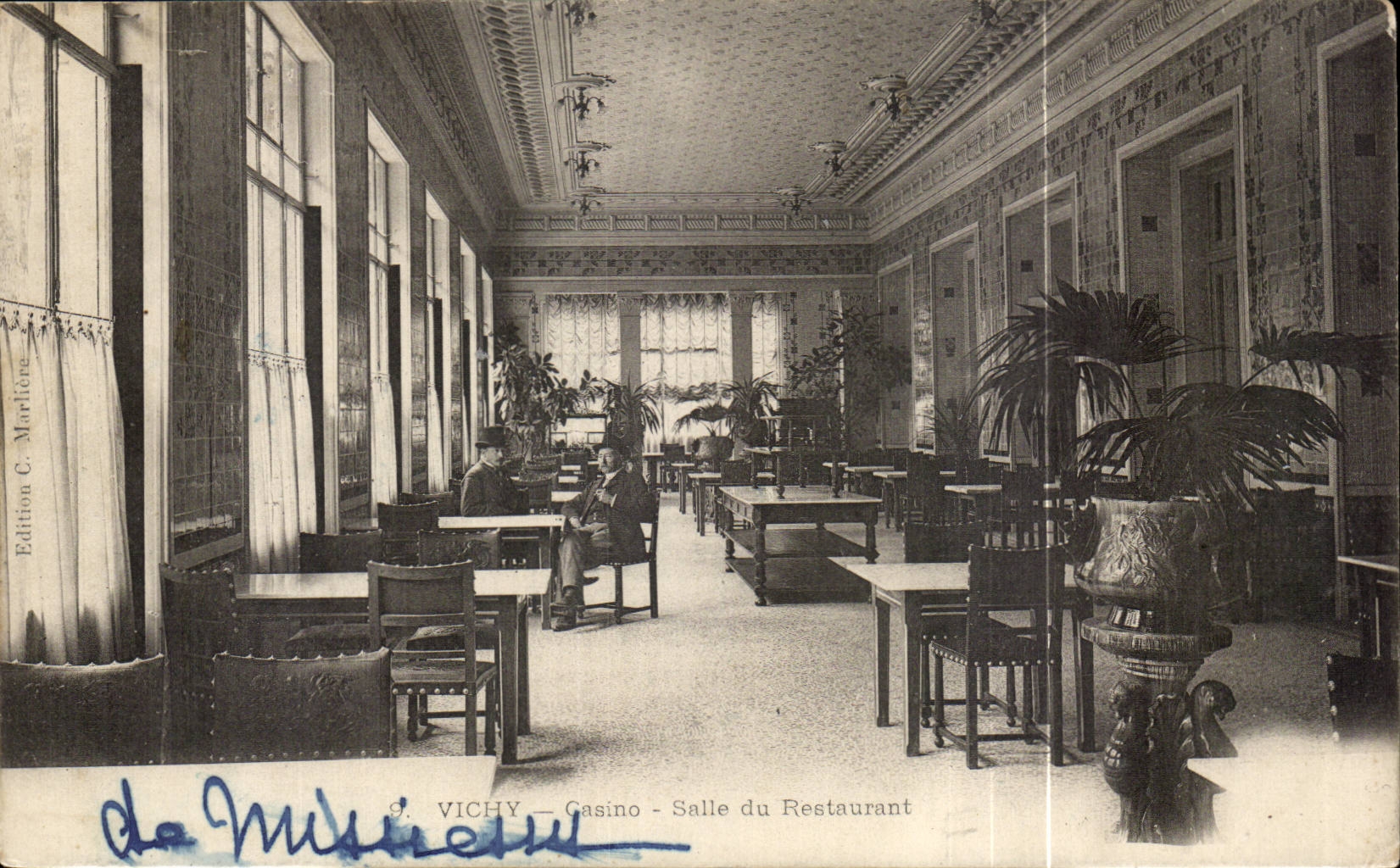 Vichy - Casino - Salle des Restaurant - CPA 