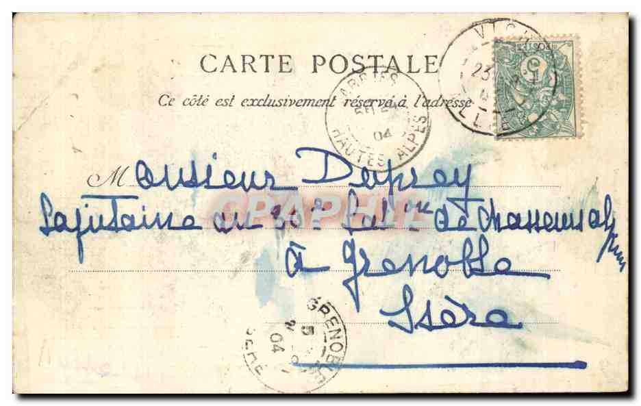 Vichy - Casino - Salle des Restaurant - CPA  — Rückseite