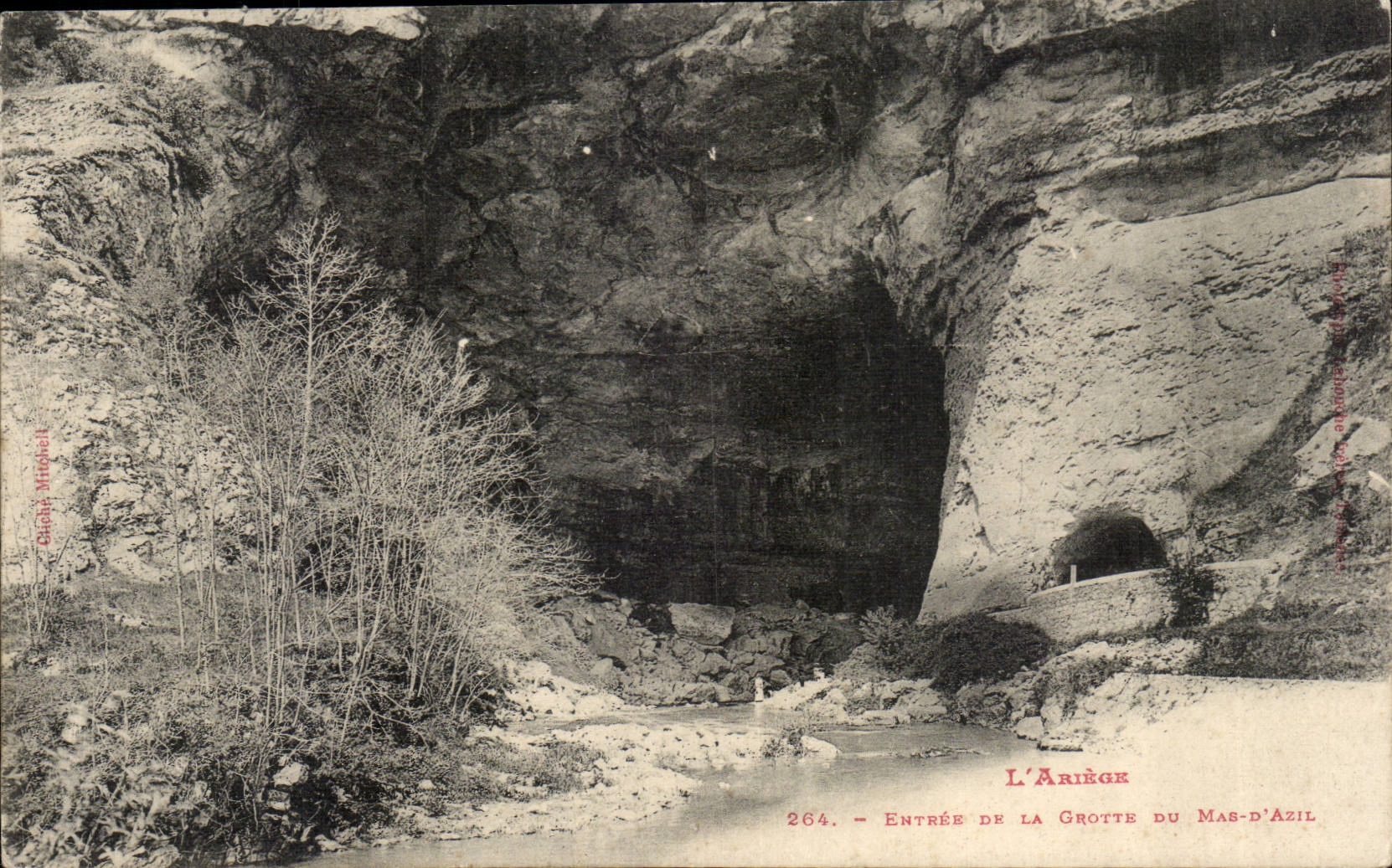 Le Mas d'Azil CPA Entree de la grotte