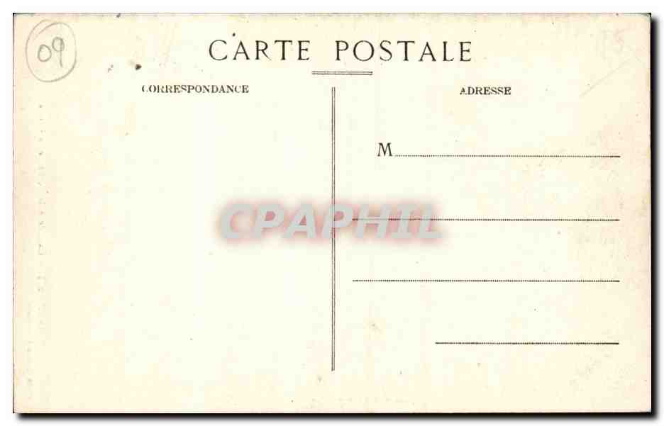 Le Mas d'Azil CPA Cascade a la sortie de la grotte — Rückseite