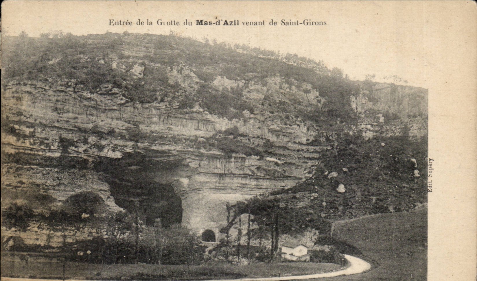 Le Mas d'Azil CPA Entree de la grotte venant de Saint Girons