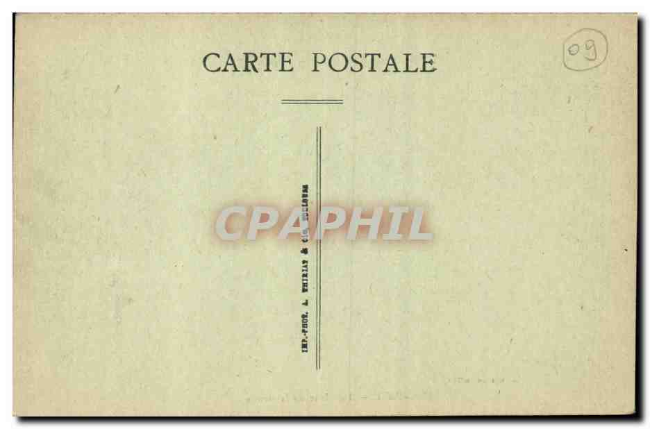 Le Mas d'Azil CPA Interieur de la grotte — Rückseite