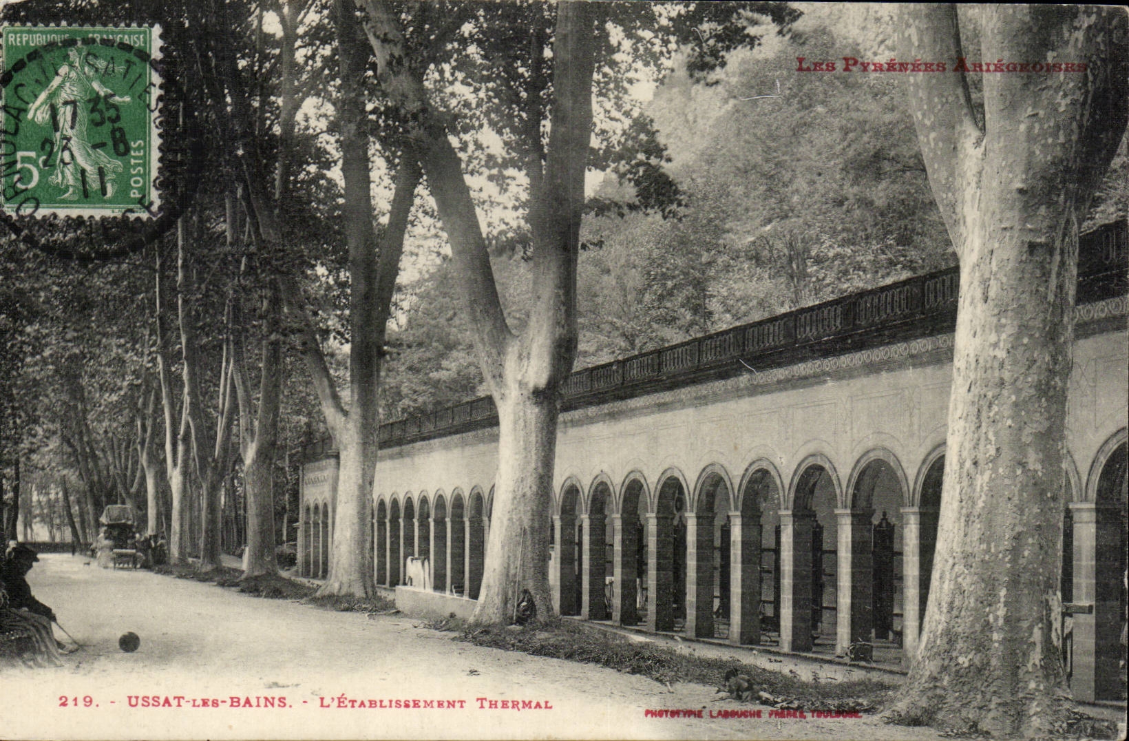 Ussat les Bains CPA Etablissement thermal