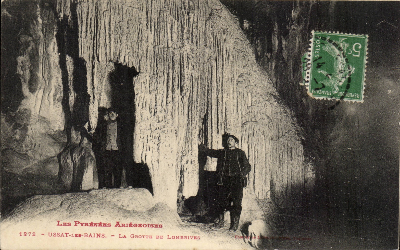 Ussat les Bains CPA La grotte de Lombrives