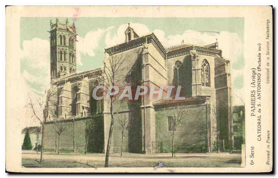 Pamiers CPA Catedral d S Antonio (fachada sur)