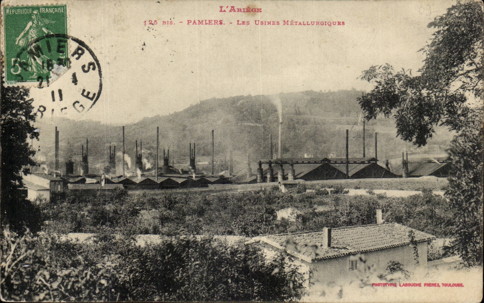 Pamiers CPA Les usines metallurgiques