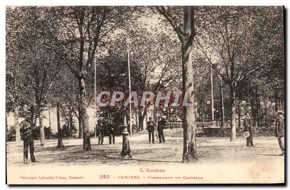 Pamiers CPA Promenade du Castella