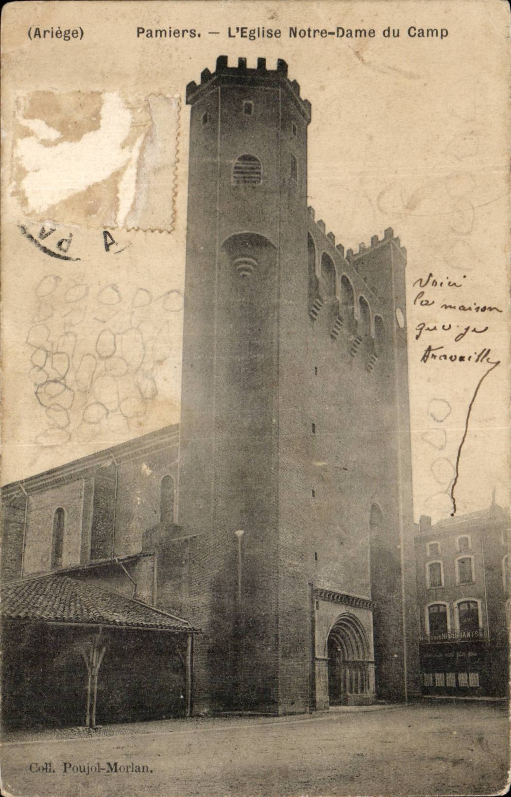 Pamiers CPA Eglise Notre DAme du camp