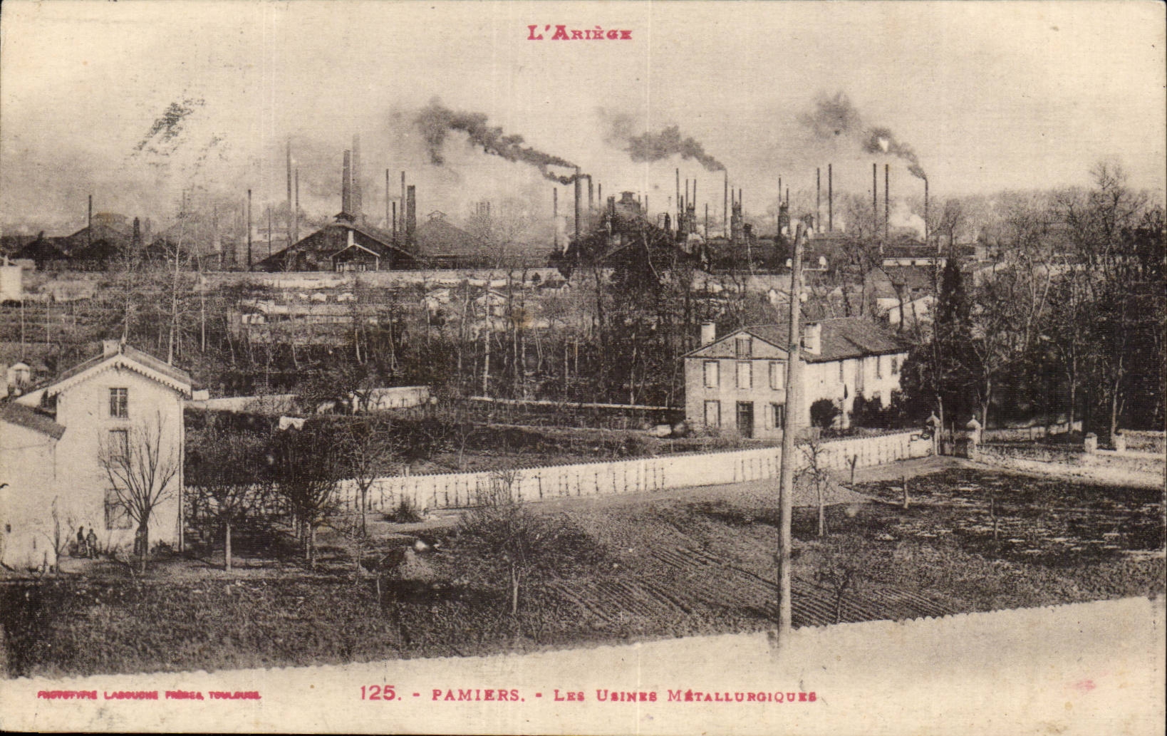 Pamiers CPA Les usines metallurgiques