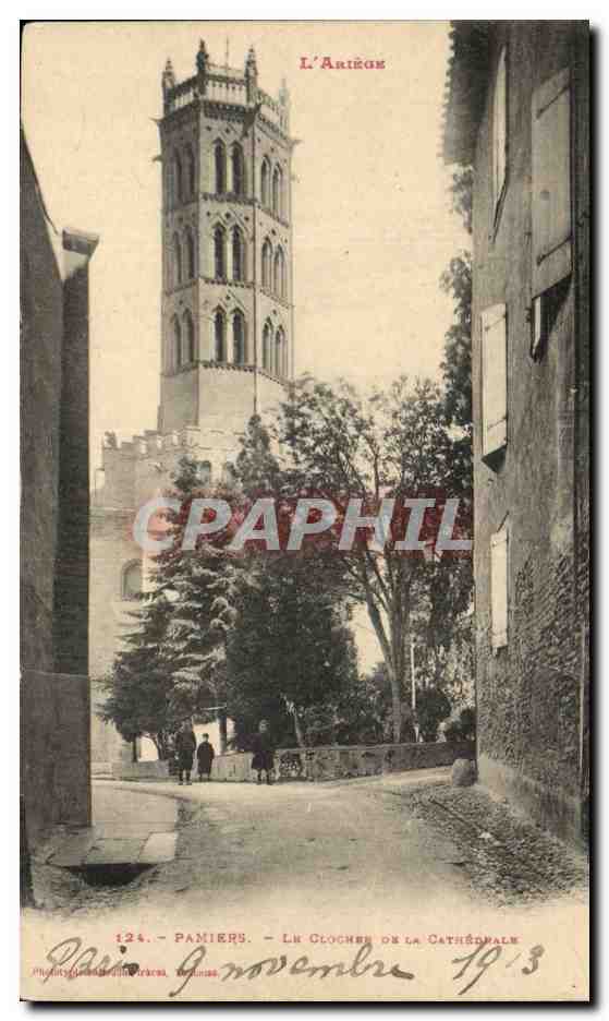 Pamiers - La Clocher de la Cathedrale - CPA 