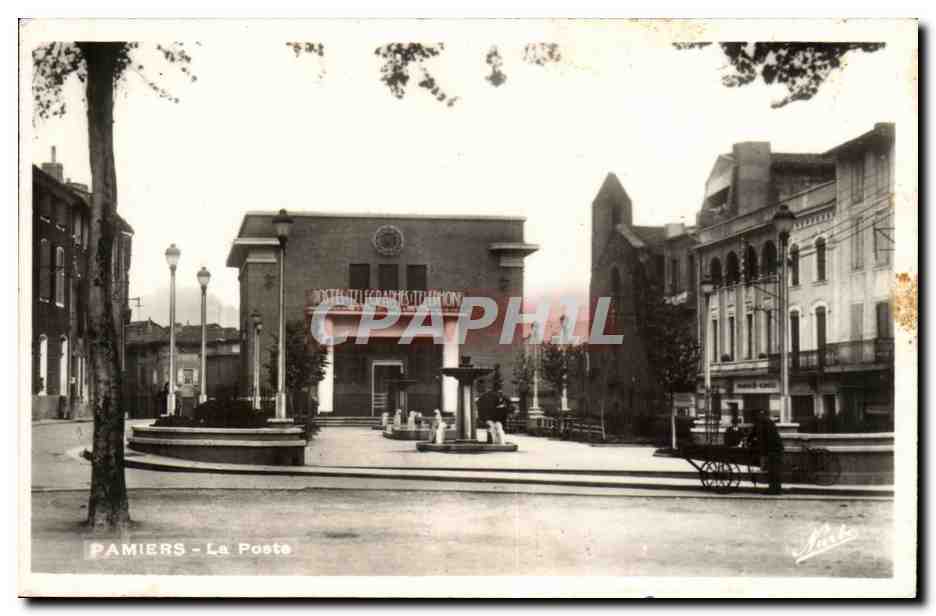 Pamiers - La Poste - CPA 