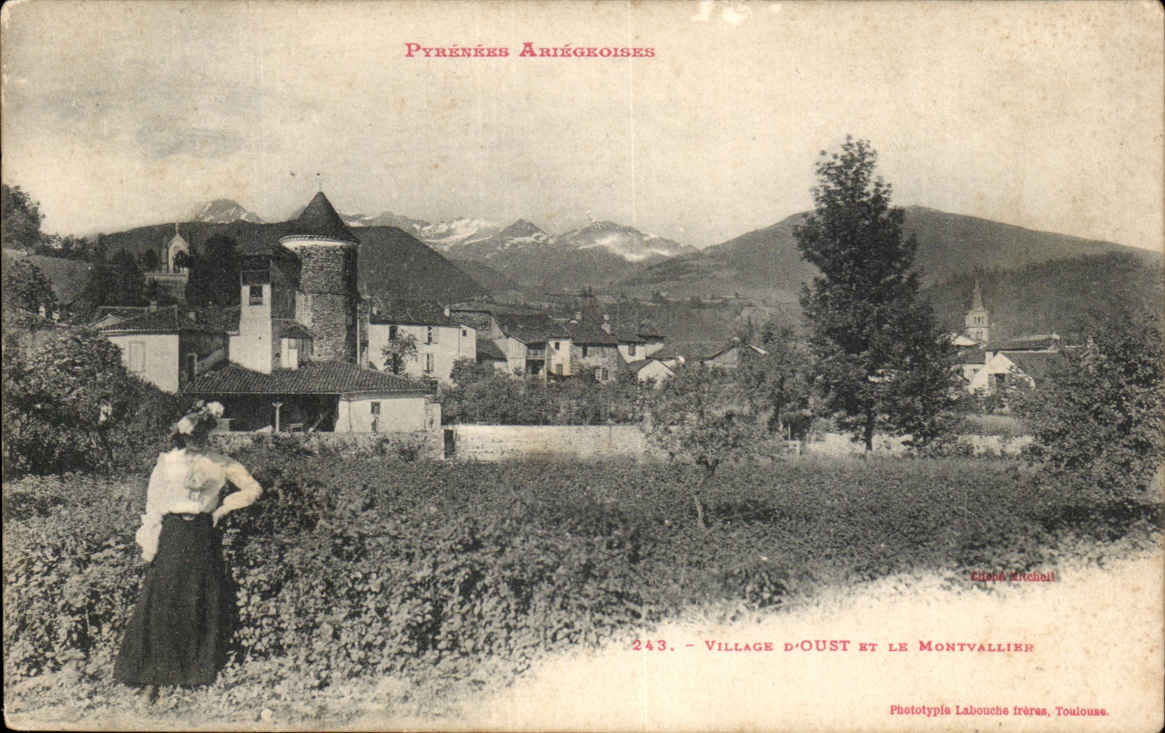 Village d'Oust et le Montvallier - CPA 
