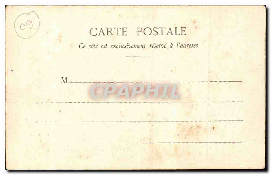 Village d'Oust et le Montvallier - CPA  — Rückseite