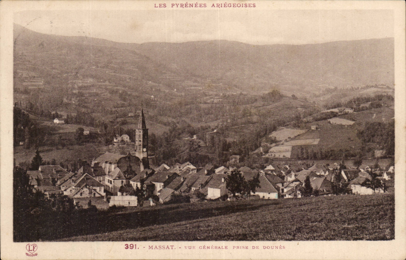 Massat - Vue Generale prise du Dounes - CPA 