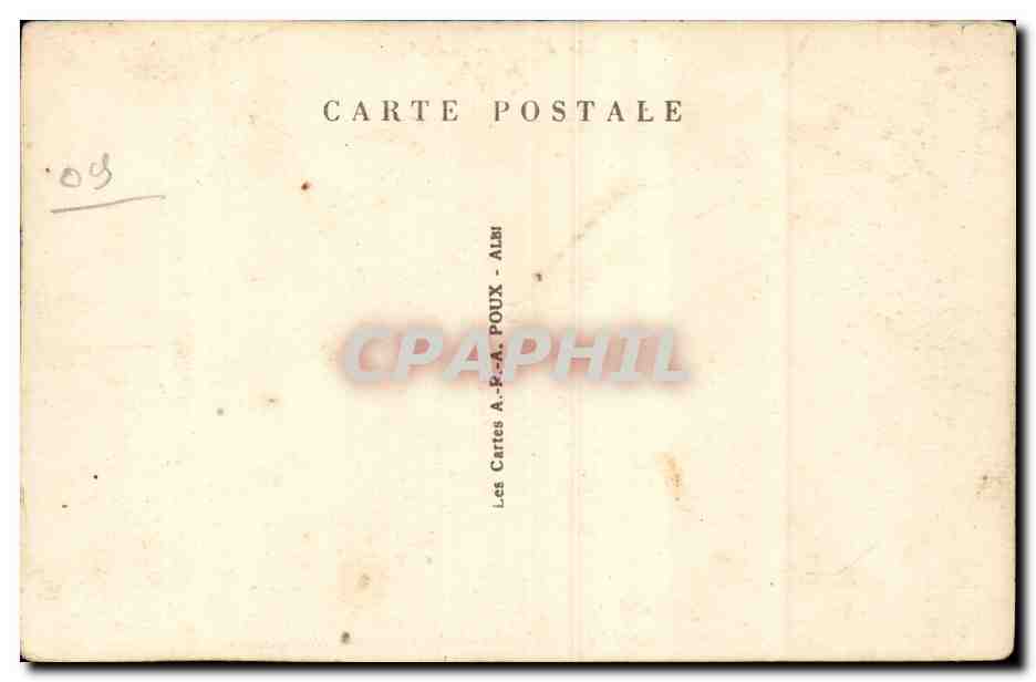 CPA GRoupe de Bethmalais et des environs dBalaguerre Types de l'Ariege (folklore costume) — Verso